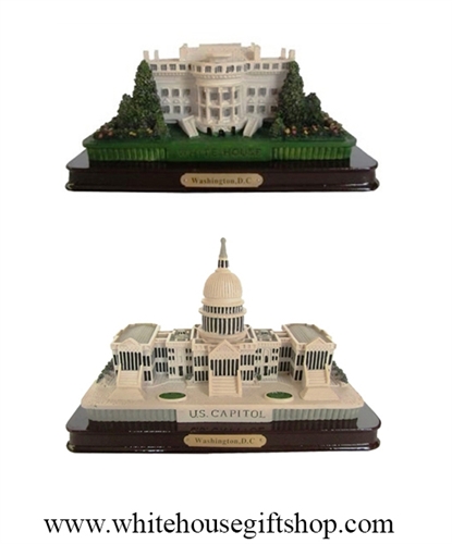 WHITE HOUSE AND CAPITOL MODELS, Set of Large Size,App. 8 ...