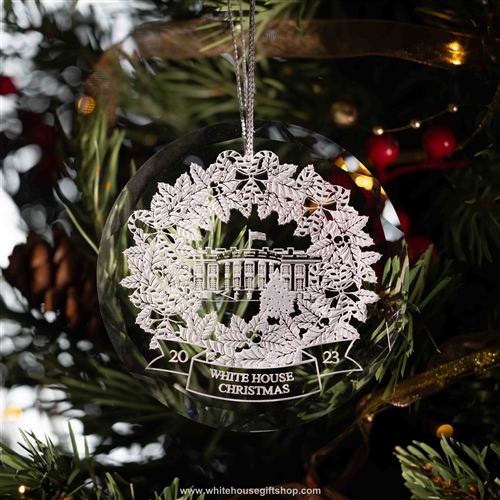 OFFICIAL 2023 WHITE HOUSE CHRISTMAS ORNAMENT WHITE HOUSE GIFT SHOP