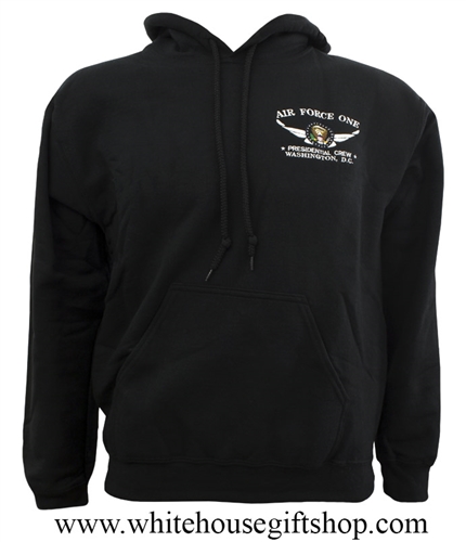 Air Force One Presidential Crew Hoodie, Midnight Black, ONLY SIZES S ...