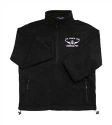 AIR FORCE ONE PRESIDENTIAL CREW FLEECE JACKET, BLACK, WHITE HOUSE GS