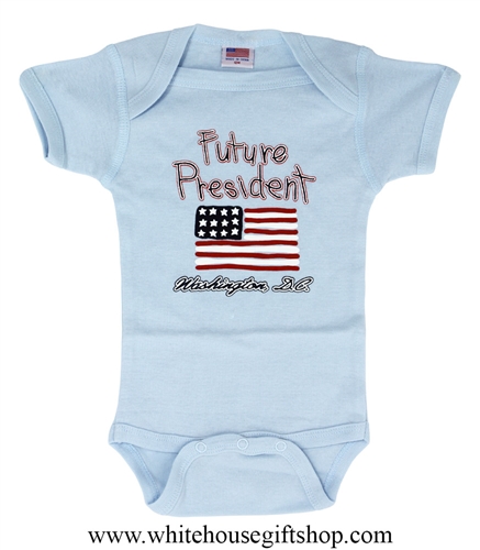 Future President Onesie, Blue