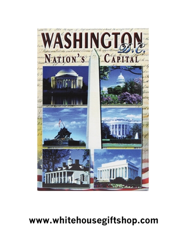 Magnets, Washington D.C. Skyline Magnet with U.S. Capitol, Washington  Monument, Jefferson Memorial, White House, U.S. Capitol Building, SALE